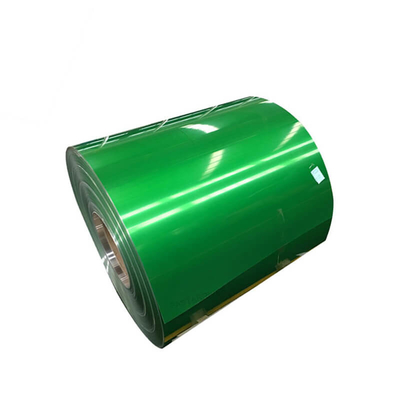 Зеленый цвет 600 до 1250mm Prepainted покрытый цвет коррозионной устойчивости PPGI катушек