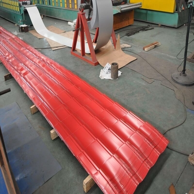 SGCC Pre покрасило рифленым рифленые листы крыши 0.125-2.5mm покрытые цветом
