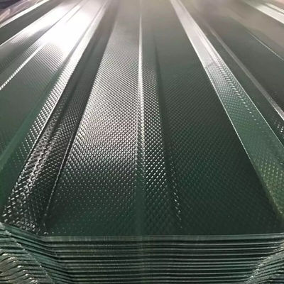 Цвет Z61-Z90 покрыл настилать крышу лист ASTM покрасил рифленые металлические листы
