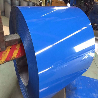 Катушка цвета 8-35um PPGI ASTM RAL сталь 600 до 1250mm Pre покрашенная голубая
