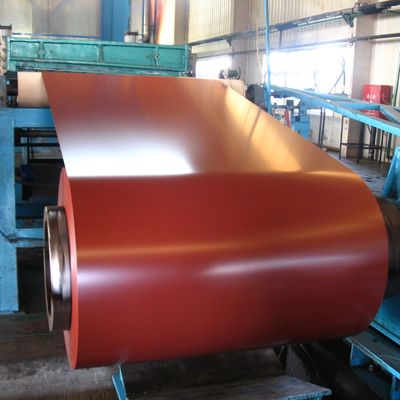 600 - 1250mm PPGL свертывают спиралью покрытый цвет AiSi RAL 9002 гальванизированный