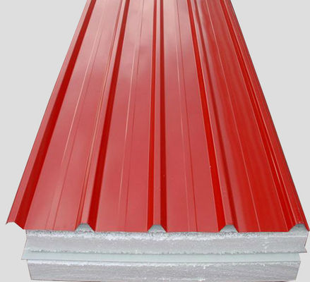 DX51D Prepainted настилать крышу лист SGCC гофрировало лист толя красного цвета