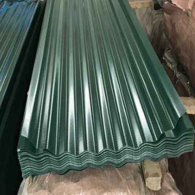 Зеленый цвет листа 30-600g/M2 Gi HRB 85 Precoated гофрировал настилать крышу листы