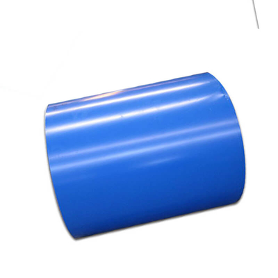 Катушка AZ121-Z150 цвета голубая PPGI SGS Ral Prepainted Galvalume PE стального крена покрыло