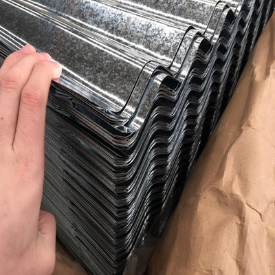 листы PPGI ISO9001 0.11-2.5mm рифленые Galv гальванизировали панели крыши