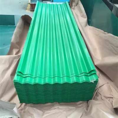 Зеленый цвет листа 30-600g/M2 Gi HRB 85 Precoated гофрировал настилать крышу листы