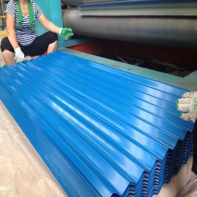 лист толя толщины PPGI 0.4mm-3.0mm гальванизировал гофрированную ширину 600mm-1250mm