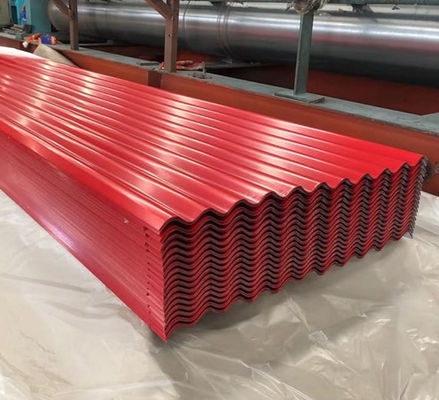 Толь металла SGCC красный покрывает BSI ISO 14001 красит покрытый стальной лист