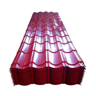 DX51D Prepainted настилать крышу гофрированный лист оцинковывает лист 30g толя к 275g/M2