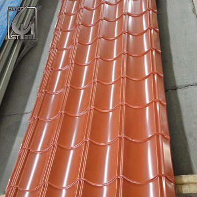 AZ20 Prepainted стальная настилая крышу синь датчика листа 32 гальванизировало покрытый толь