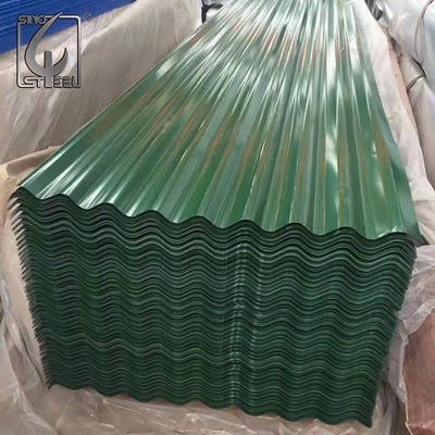 SGCC Prepainted настилать крышу лист DX51D гофрировало сталь настилая крышу 3-8 тонн