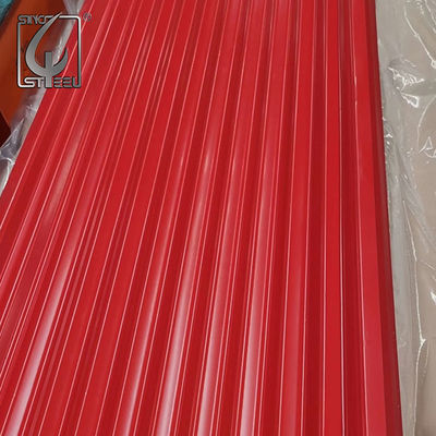 DX51D Prepainted настилать крышу гофрированный лист оцинковывает лист 30g толя к 275g/M2