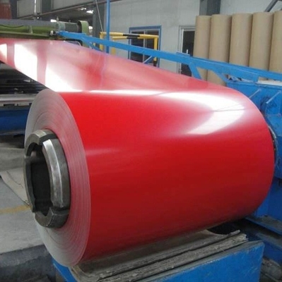 Красная Prepainted гальванизированная стальная блесточка PPGI 610mm листа нул Gi катушек ISO9001