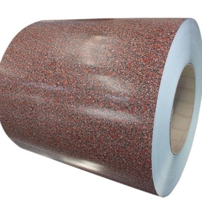 910mm PPGI Prepainted стальной цвет катушки 3-25um покрытый свертывают спиралью деревянный кирпич