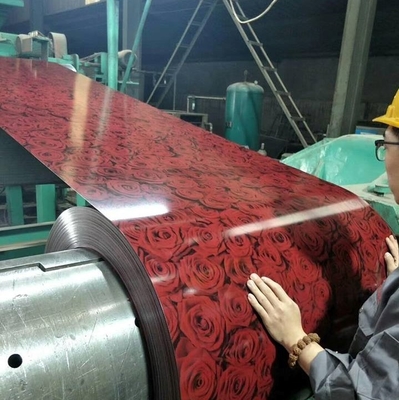 HRB95 Prepainted катушка Galvalume стальная лист катушки цвета 600 до 1250mm PPGI