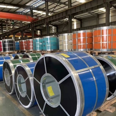 цвет 0.11-2.5mm покрыл крен листа Galvalume Ral 9012 катушки PPGI Pre покрашенный