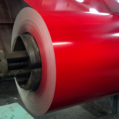 Красная Prepainted гальванизированная стальная блесточка PPGI 610mm листа нул Gi катушек ISO9001