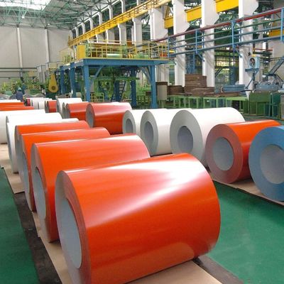Катушка Aluzinc катушки RAL 8017 PPGL стальная 0.11-2.5mm Prepainted стальная